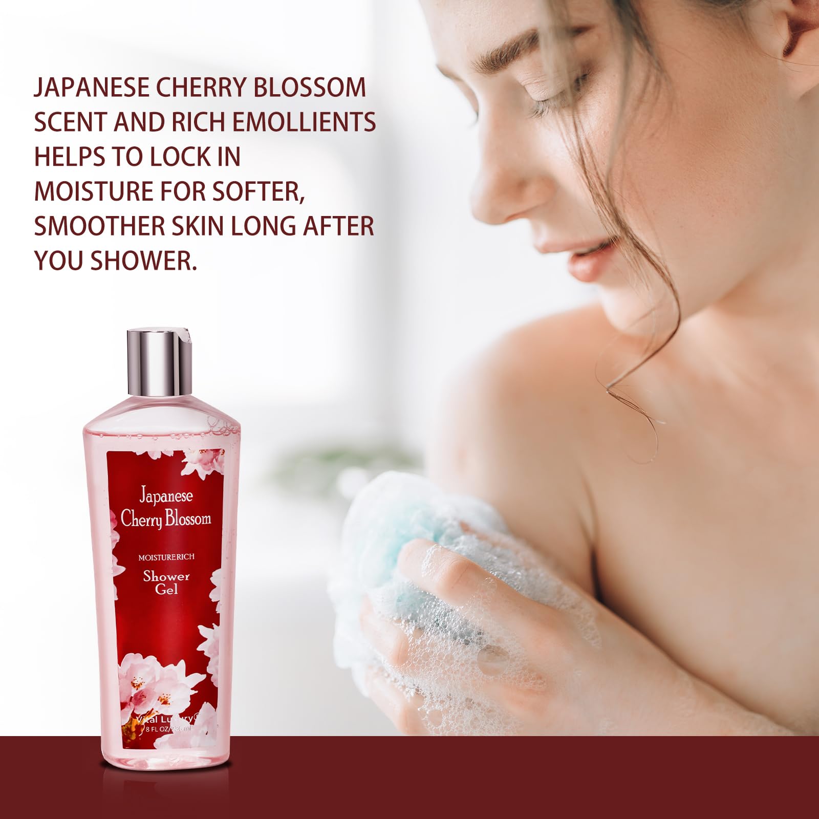 Amazon.com : Vital Luxury Japanese Cherry Blossom Bath and Body